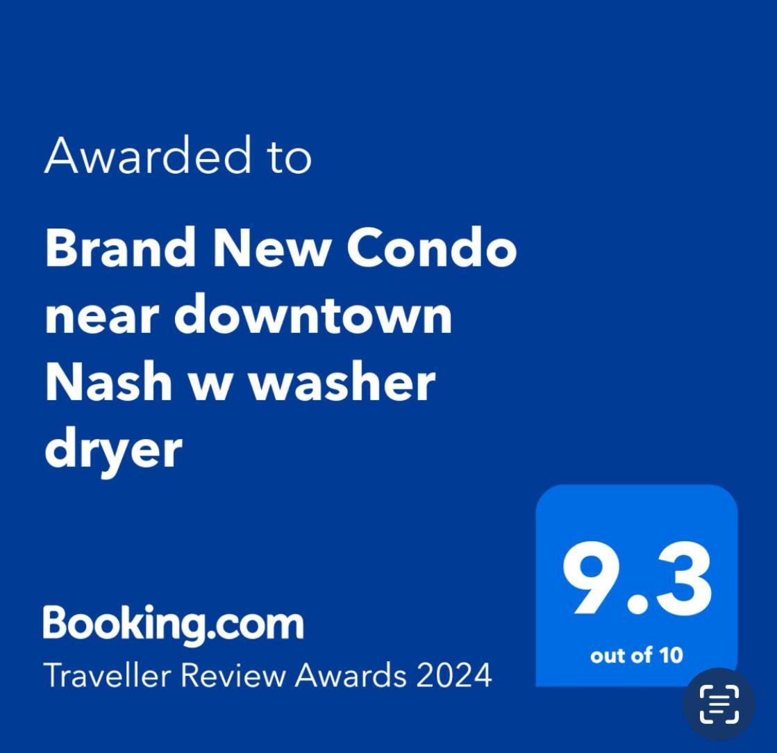 נאשוויל Brand New Condo Near Downtown Nash W Washer Dryer מראה חיצוני תמונה
